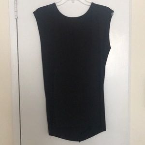 Bailey 44 black sleeveless low sheer back